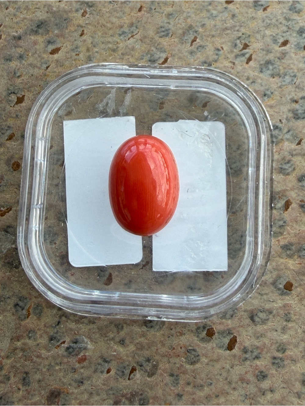 Red Coral Oval Cabachon 4.86 carats